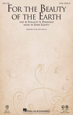 Folliott Sandford Pierpoint_John Leavitt: For the Beauty of the Earth