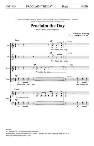 Vijay Singh: Proclaim the Day