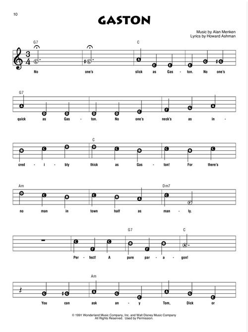 Beauty And The Beast Recorder Fun Presto Sheet Music