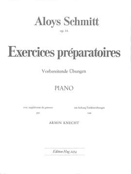 Alois Schmitt: Exercices preparatoire
