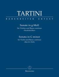 Tartini, Giuseppe: Sonata for Violin and Basso continuo in G minor "Devil's Trill"