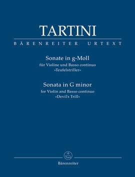 Tartini, Giuseppe: Sonata for Violin and Basso continuo in G minor "Devil's Trill"