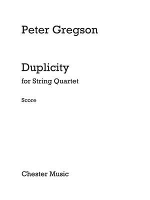 Peter Gregson: Duplicity