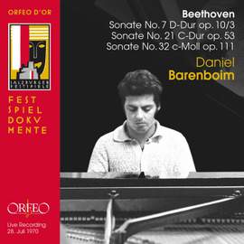 Beethoven: Piano Sonatas Nos 7, 21 & 32