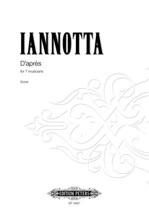 Iannotta, Clara: D'apres (score and parts)