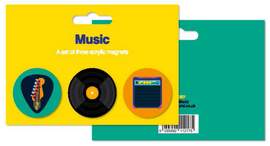 My World: Magnets - Music, Set Of 3