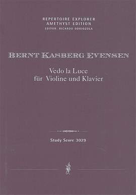Kasberg Evensen, Bernt: Vedo la Luce for Violin and Piano