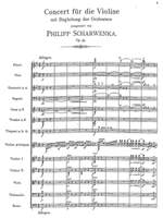 Scharwenka, Philipp: Violin Concerto in G major Op. 95 Product Image