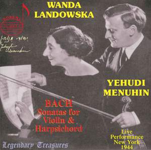 Yehudi Menuhin, Vol. 2: Bach Sonatas for Violin & Harpsichord