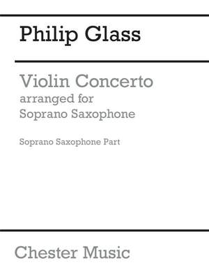 Philip Glass: Concerto for Violin arr. Soprano Saxophone