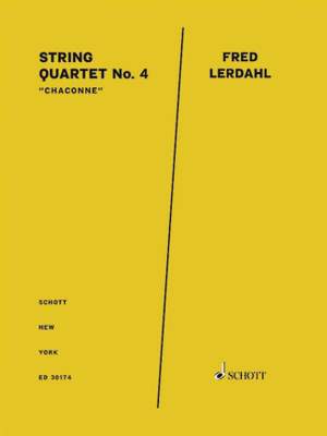 Lerdahl, F: String Quartet No. 4