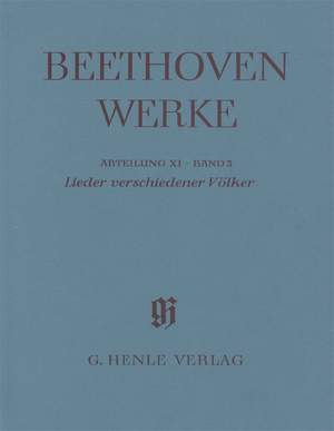 Beethoven, L v: Lieder verschiedener Völker