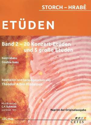 Josef Emanuel Storch_Josef Hrabe: Eütden Band 2 - 20 Konzert Etüden und