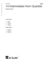 Pascal Proust: 14 Intermediate Horn Quartets Product Image