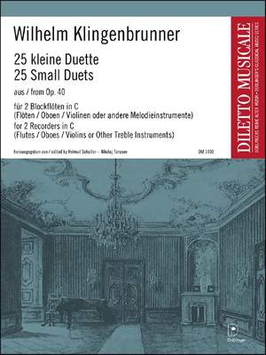 Wilhelm Klingenbrunner: 25 Kleine Duette
