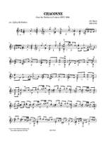 Johann Sebastian Bach: Chaconne BWV 1004 Product Image