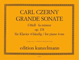 Carl Czerny: Grande Sonate F-Moll Op. 178