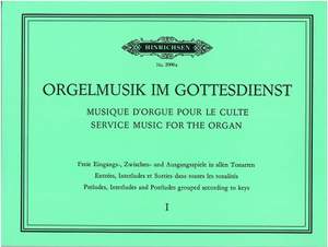 Orgelmusik Im Gottesdienst Band 1