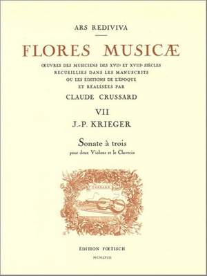 Johann Philipp Krieger: Sonate A 3 E-Moll