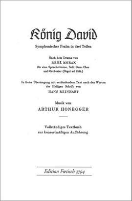 Arthur Honegger: König David