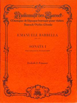 Emanuele Barbella: Sonate No 1