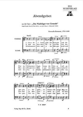 Conradin Kreutzer: Abendgebet