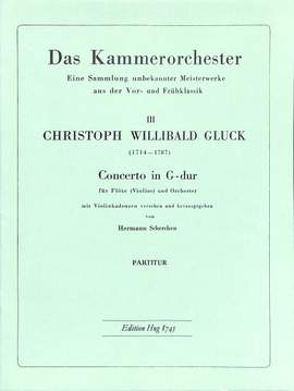 Christoph Willibald Gluck: Konzert G-Dur