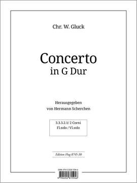 Christoph Willibald Gluck: Konzert G-Dur
