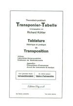 Richard Köhler: Transponiertabelle
