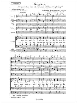 Christoph Willibald Gluck: Festgesang