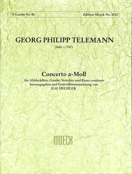 Georg Philipp Telemann: Concerto a-moll TWV 52:A1