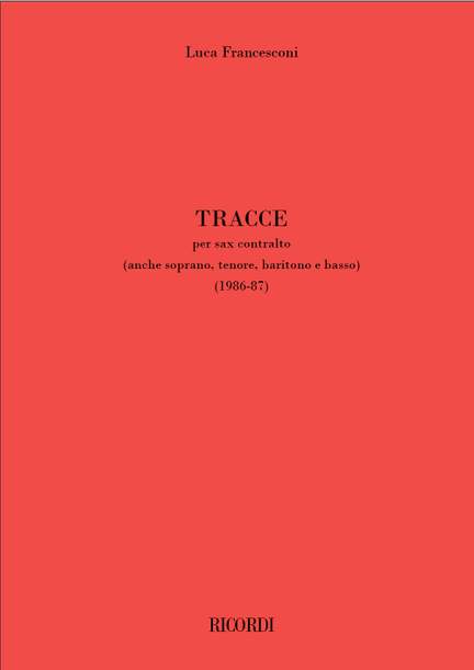 Luca Francesconi: Tracce