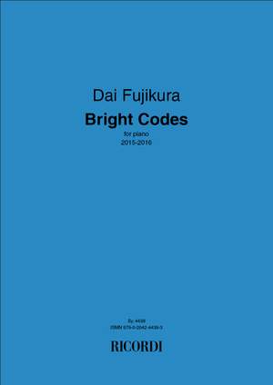 Dai Fujikura: Bright Codes