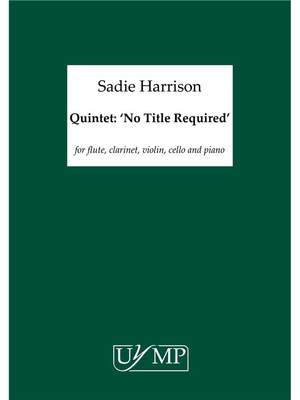 Sadie Harrison: No Title Required