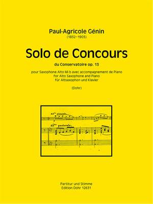 Genin, P A: Solo de Concours op 13