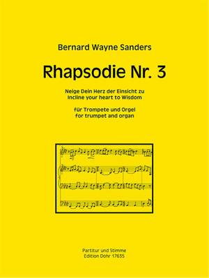 Sanders, B W: Rhapsodie No.3