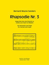 Sanders, B W: Rhapsody No.3