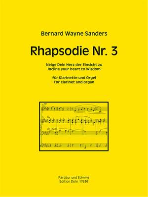 Sanders, B W: Rhapsody No.3