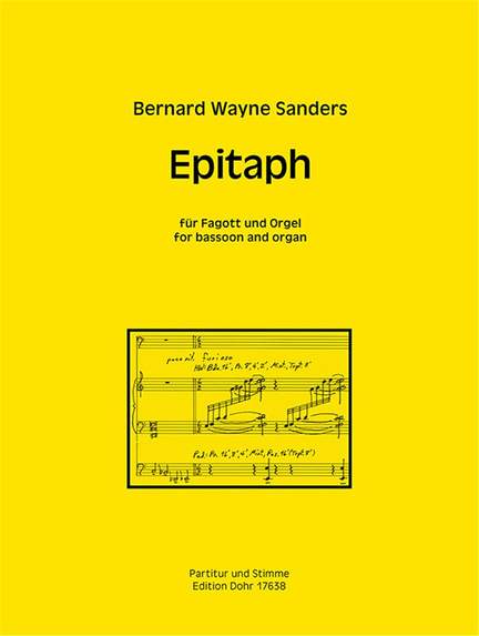 Sanders, B W: Epitaph