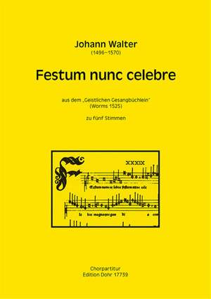 Walter, J: Festum nunc celebre