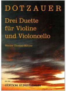Friedrich Dotzauer: Drei Duette für Violine und Violoncello
