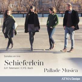 Telemann & C.P.E. Bach: Sonates en trio