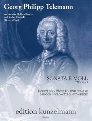 Telemann, Georg Philipp: Sonata e-Moll, TWV 41:e5