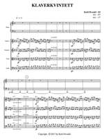 Hvoslef, Ketil: Quintet for Piano, 2 Violins, Viola & Cello Product Image