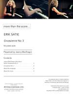 Satie, Erik: Gnossienne No. 3 Product Image
