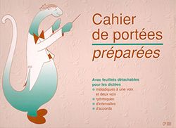 Cahier De Portées Préparées Spécial Dictées