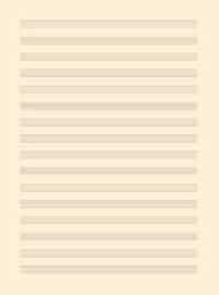 Papier à musique 16 Portées