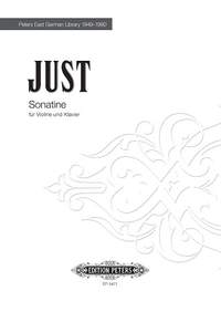 Just, Franz: Sonatine für Violine und Klavier