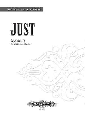 Just, Franz: Sonatine für Violine und Klavier