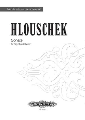 Hlouschek, Theodor: Sonate für Fagott und Klavier
